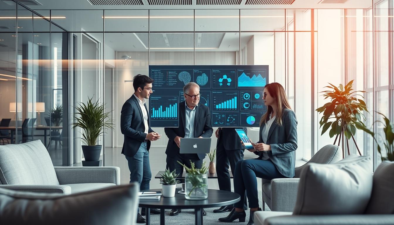 Enterprise software dashboards and business process automation